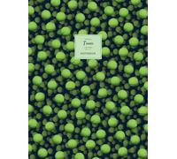 Tennis Notebook - Lined Pages - 8.25" x 11" - Hardback: (Navy Edition) Large Hard Cover 192 pages (8.25 x 11 inches / 20.96 x 27.94cm / Near A4)
