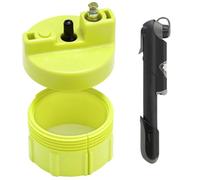 BALL RESCUER: Tennis/Padel Ball Life Extender - Converts Plastic Tennis/Padel Ball Containers to a 30 psi Ball Pressurizer - Needs a Bicycle Pump to pressurize (ball container and pump not included).
