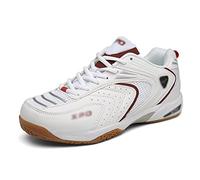 Tennis Pickleball Badminton Athletic Shoes Women Unisex Indoor Court Training Racketball Squash Court Tennis Shoes with Arch Support (Color : A, Size : 5.5 UK)