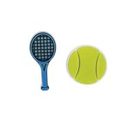 Tennis Pickleball Shoe Charms for Crocs - Fun Accessories Compatible with Crocs Shoes for Kids and Adults, Shoe Charms, 2-Pack, Unisex, Water Resistant, Cute Pickleball Gifts for Adults and Children