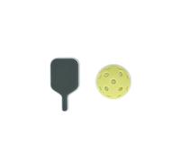 Tennis Pickleball Shoe Charms for Crocs - Fun Accessories Compatible with Crocs Shoes for Kids and Adults, Shoe Charms, 2-Pack, Unisex, Water Resistant, Cute Pickleball Gifts for Adults and Children