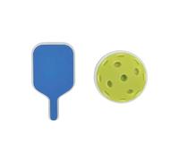 Tennis Pickleball Shoe Charms for Crocs - Fun Accessories Compatible with Crocs Shoes for Kids and Adults, Shoe Charms, 2-Pack, Unisex, Water Resistant, Cute Pickleball Gifts for Adults and Children