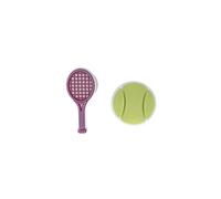 Tennis Pickleball Shoe Charms for Crocs - Fun Accessories Compatible with Crocs Shoes for Kids and Adults, Shoe Charms, 2-Pack, Unisex, Water Resistant, Cute Pickleball Gifts for Adults and Children