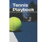 Tennis Playbook: 150 pages book for tennis coaches with court diagrams for drawing games / 6 x 9 inches.