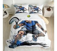 Tennis Player Coverless Duvet Single 7.5 Tog 3D Printed Comforter