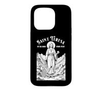 Tennis Player Funny Vintage Patron Saint Teresa Sport Case for iPhone 15 Pro