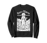 Tennis Player Funny Vintage Patron Saint Teresa Sport Sweatshirt