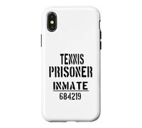 Tennis Player Halloween Costume/Funny Prisoner Jail Inmate Case for iPhone X/XS