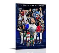 Tennis Player Novak Djokovic Poster Decorative Painting Canvas Wall Art Living Room Poster Bedroom Painting Wall Art Picture Print Modern Family Room Decor 24 x 36 inches (60 x 90 cm)