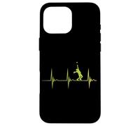Tennis Player Racket Sport Heartbeat EKG Pulse Tennis Lover Case for iPhone 16 Pro Max
