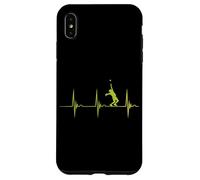 Tennis Player Racket Sport Heartbeat EKG Pulse Tennis Lover Case for iPhone XS Max