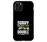 Tennis Player Sorry After The Double Fault Case for iPhone 11 Pro