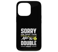 Tennis Player Sorry After The Double Fault Case for iPhone 13 Pro