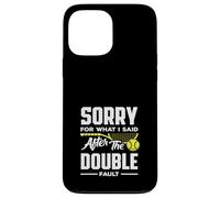 Tennis Player Sorry After The Double Fault Case for iPhone 13 Pro Max