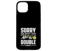 Tennis Player Sorry After The Double Fault Case for iPhone 15 Plus