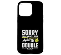 Tennis Player Sorry After The Double Fault Case for iPhone 15 Pro Max