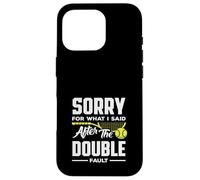 Tennis Player Sorry After The Double Fault Case for iPhone 16 Pro