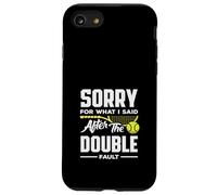 Tennis Player Sorry After The Double Fault Case for iPhone SE (2020) / 7/8