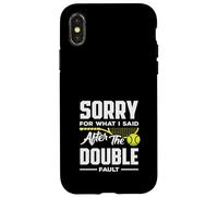 Tennis Player Sorry After The Double Fault Case for iPhone X/XS