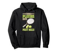 Tennis Players Have Fuzzy Balls Court Sports Pullover Hoodie