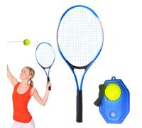 Tennis Practice Rebounder Balls, Solo Practice Rebound Ball Trainer, Outdoor Tennis Training Exerciser Kit, Portable High-Elastic Quality Rope, Ideal for Skill Improvement, Parks