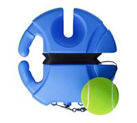 Tennis Practice Trainer - Rebound Ball Portable Kit, Built In Storage, Precision Training Tool | Adult Kids Skill Improvement Exercise Backyard Court Sports Fun Athletic Development