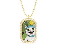 Tennis Queens Cat Women's Necklaces Pendant Necklace Fashion Diamond Jewelry with Chain