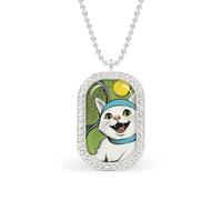 Tennis Queens Cat Women's Necklaces Pendant Necklace Fashion Diamond Jewelry with Chain