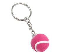 Tennis Racket Ball Keychain Keyring,2Pack Plush Tennis Key Chains, ni Creative Mush Tennis Keychains For Kids, Sport Metal Keychain Sport Keyring