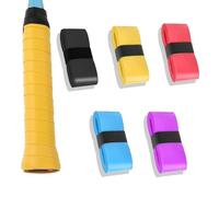 Tennis Racket Grip Tape, Tennis Racket, Badminton, Squash, Padel 5 Pack Multicoloured Racquet Over Grip - Durable, Soft, Anti Slip Overgrip