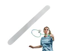 Tennis Racket Head Protector - Clear Edge Guard Tape For Badminton/Paddles | Durable Anti-Fray Frame Protection | Self-Adhesive Wear-Resistant Racquet Tape (30ft Long, 0.8mm Thick)