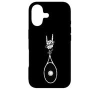 Tennis Racket Player Coach Pro Cool Retro Vintage Alt Metal Case for iPhone 17