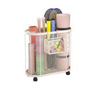 Tennis Racket Rack,Move Racket Rack,Badminton Racquet Stand,to Accommodate Fitness Equipment,for Rackets of Various Sizes(White)