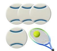 Tennis Racket Shock Absorber, Vibration Damper for Tennis Rackets, 4 x Compact Silicone Shock Absorbing for Squash Rackets - Easy Installation Tennis Racquets Vibration Twilight for Father, Friend