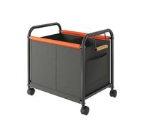 Tennis Racket Storage Rack,Fitness Equipment Cart,Yoga Mat Storage Box,with 1 Side Pocket for Yoga Mat Badminton Racket Tennis Racket Skipping Rope(Black,XL)