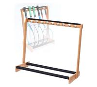 Tennis Racket Storage Rack, Tennis Racket Holder, Floor-Standing Badminton Racket Display Rack, Wood Tennis Racket Display Stand, For Clubs Schools Tennis Courts(78x43.5x66cm)