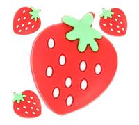 Tennis Racket Vibration Dampener 4pcs Silicone Shock Absorber Red