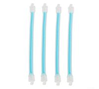 Tennis Racket Vibration Dampener Silicone 4pcs(Blue)