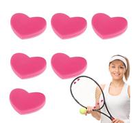 Tennis Racket Vibration Dampeners- Heart-Shaped Cute | Tennis Vibration Absorber | Effective Tennis Vibration Dampener Cartoon Shape Tennis Racquet s Tennis Racket