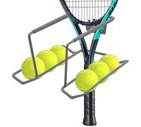 Tennis Racket Wall Mount - Can Hold Multiple Tennis Rackets And Balls, Durable Metal Racket Wall Mount | Organize Badminton And -Pong Equipment, C