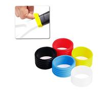 Tennis Racquet Band Overgrips Silicone Handle Grip Fix Rings Stretchy Racket Handle Rubber Ring Assorted Color 5Pcs,Tennis Racket Silicone Ring