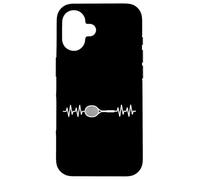 Tennis Racquet Heartbeat Tennis Sport Vintage Tennis Coach Case for iPhone 16