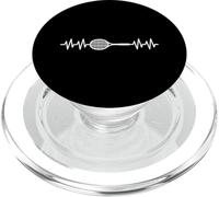 Tennis Racquet Heartbeat Tennis Sport Vintage Tennis Coach PopSockets PopGrip for MagSafe