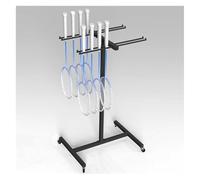 Tennis Racquet Storage Rack, Heavy Duty Mobile Badminton Racket Holder, Save Space Tennis Racket Display Rack For Schools Tennis Courts