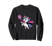 Tennis Rainbow Unicorn Player Magical Hero Style Sweatshirt