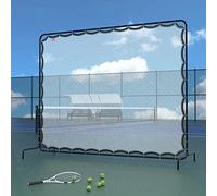 Tennis Rebounder Net, Tennis Net, 9.5 x 7Ft Rebound Practice Wall for Tennis Racquet Sports Ball Pickleball, Tennis Backboard Net for Tennis Court Backyard Outdoor Training