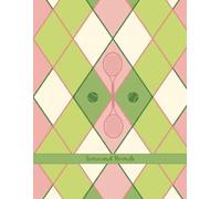 Tennis Score Cards - Pink and Green Argyle: USTA - 2 singles / 3 doubles (Tennis Score Cards and Record Keeper)