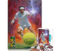 Tennis Sports 1000 Piece Jigsaw Puzzle for Adults And Teenagers,Decompressing Intellectual Educational Toy Great Gifts And Toys (75x50cm)