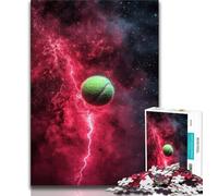 Tennis Sports 1000 Piece Jigsaw Puzzles for Teenagers,Family Game Stress Reliever Difficult Challenge Artists Collection,Fine Art (38x26cm)