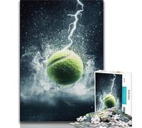 Tennis Sports Jigsaws Puzzles 1000 Pieces for Adults Gifts,Brain Intelligence Challenge Addictive Toys for Home Decoration (50x75cm)